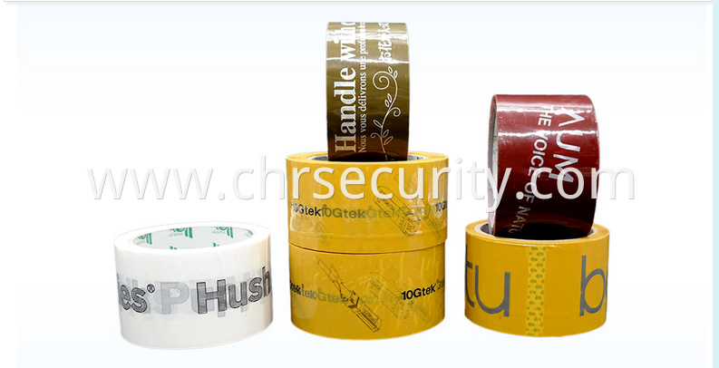 sealing printed bopp colored tape